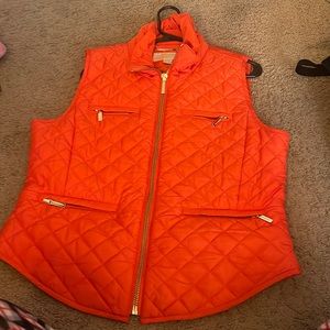 Orange Michael Kors puffer vest | brand new with tags |